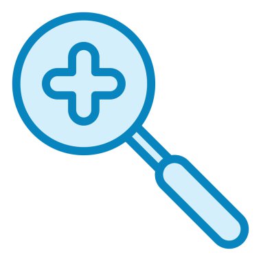 Yakınlaştır. Web simgesi basit illüstrasyon