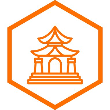 Yapı simgesinin vektör illüstrasyonu