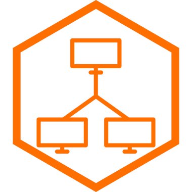 şebeke. Web simgesi vektör illüstrasyonu