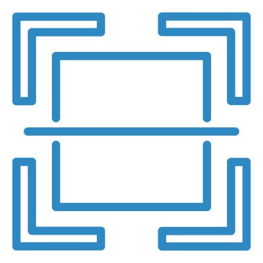 Web için çizgi simgesi, vektör illüstrasyonu