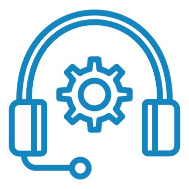 Destek. Web simgesi basit tasarım