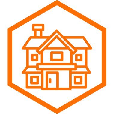 ev simgesi vektör illüstrasyonu