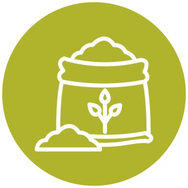 Bitki. Web simgesi basit tasarım