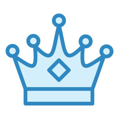 taç modern ikon vektör illüstrasyonu 