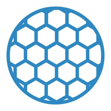 Futbol topunun vektör illüstrasyonu