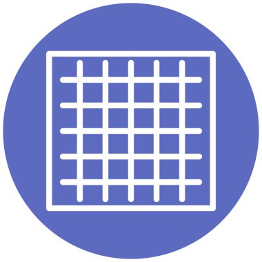 Bir takvim simgesinin vektör illüstrasyonu