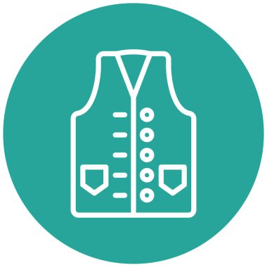 Giysi. Web simgesi basit illüstrasyon