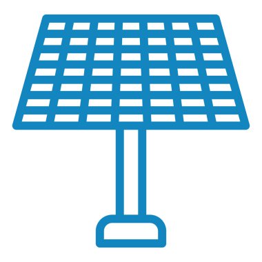 Güneş paneli. Basit resimleme