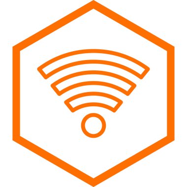 wifi sinyal vektör illüstrasyonu