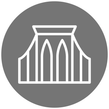 Modern yapı simgesinin vektör illüstrasyonu