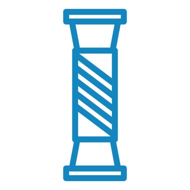 sütun simgesi, vektör illüstrasyonu basit tasarım  