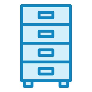 Dolap. Web simgesi basit illüstrasyon