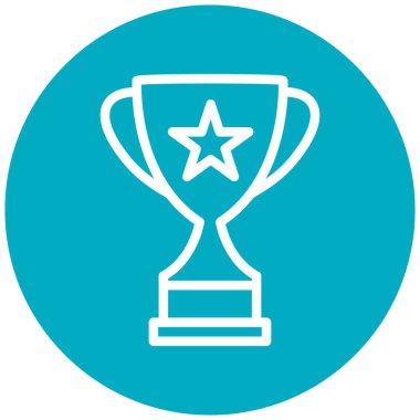 kupa simgesi vektör illüstrasyonu