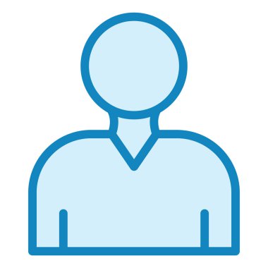 kullanıcı. Web simgesi basit illüstrasyon