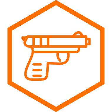 Askeri simgenin vektör illüstrasyonu