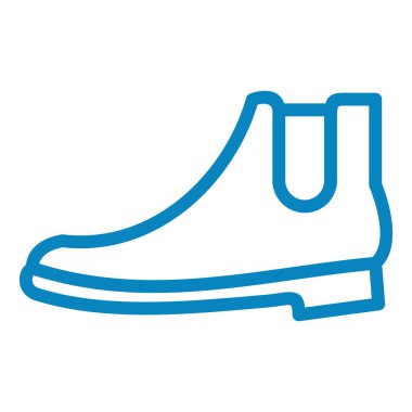 Ayakkabı. Web simgesi basit illüstrasyon