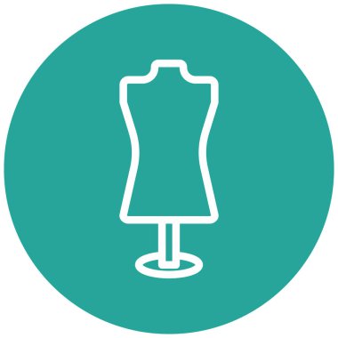 Bir kadın simgesinin vektör illüstrasyonu