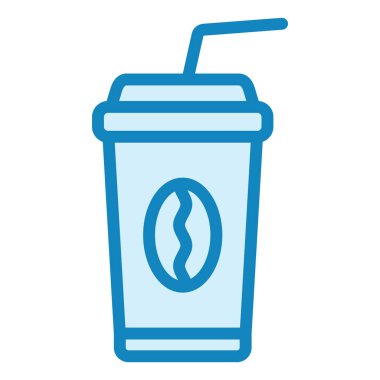 Kahve fincanı. Web simgesi basit illüstrasyon 