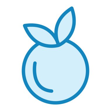 Böğürtlen ikonu vektör illüstrasyonu 