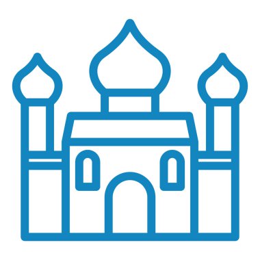 Kiliseye. Web simgesi basit tasarım