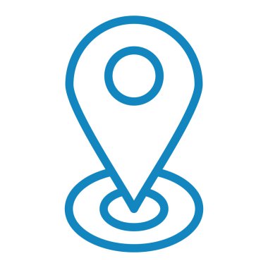 konum pin simgesi vektör illüstrasyonu