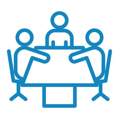 iş takımı simgesi vektör illüstrasyonu