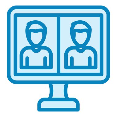 kullanıcı. Web simgesi basit illüstrasyon