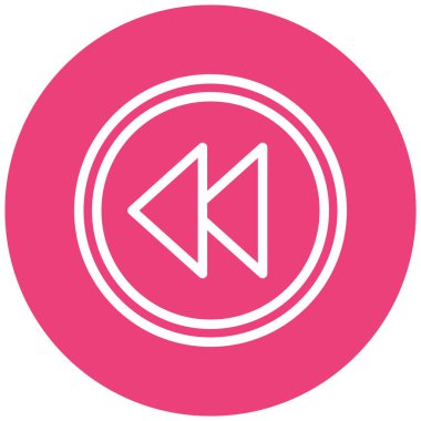 Benzersiz ve güzel ikon vektör çizimi