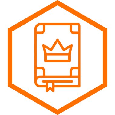 Modern simge işaretinin vektör illüstrasyonu