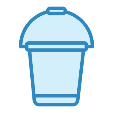 Kova. Web simgesi basit illüstrasyon