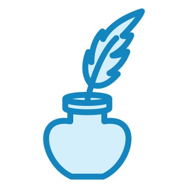 Mürekkep. Web simgesi basit illüstrasyon