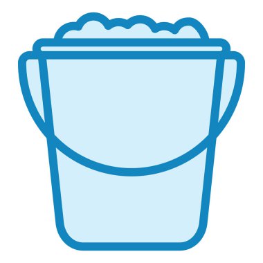 Kum kovası. Web simgesi basit illüstrasyon 