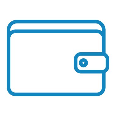 cüzdan ikonu vektör illüstrasyonu