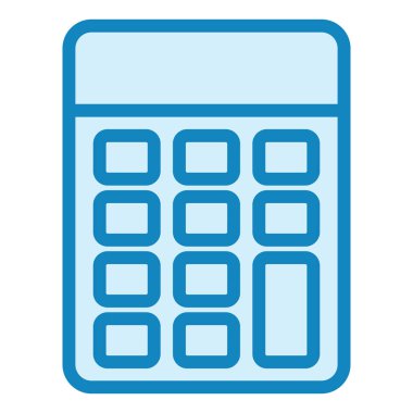 hesap makinesi modern simge vektör çizimi 