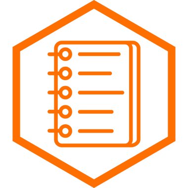 Belge. Web simgesi basit illüstrasyon