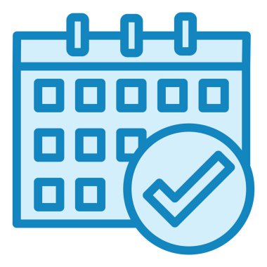 Planlayıcı modern simge vektör illüstrasyonu