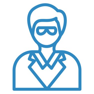 Adamım. Web simgesi basit illüstrasyon