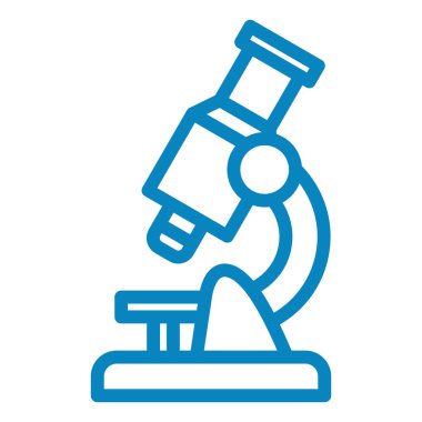 Mikroskop. Web simgesi basit tasarım