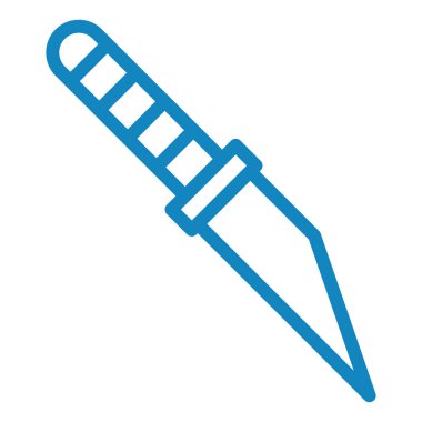 bıçak simgesi, vektör illüstrasyonu basit tasarım 