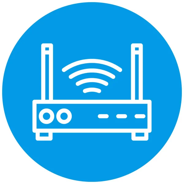 Router Web Icon Simple Illustration — Stock Vector