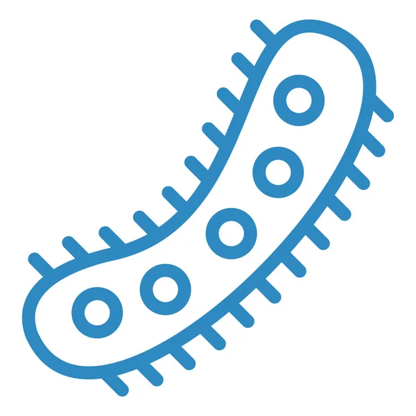 Bakterier Webb Ikon Enkel Design — Stock vektor