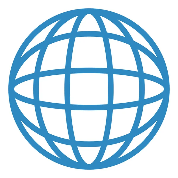 Ikona Globu Ilustracja Wektora — Wektor stockowy