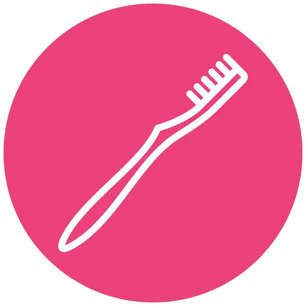 Toothbrush Web Icon Simple Illustration — Stock Vector