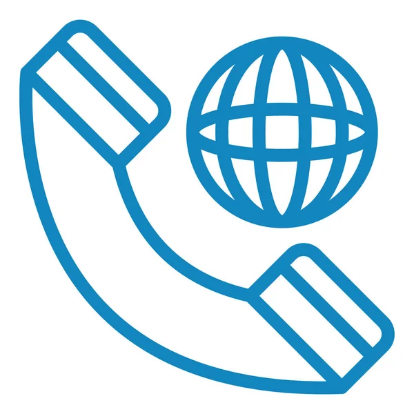 Global Call Vector Icon — Image vectorielle