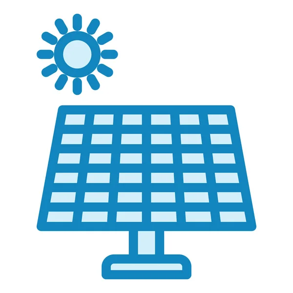 Solar Panel Modern Icon Vector Illustration — Stockvector