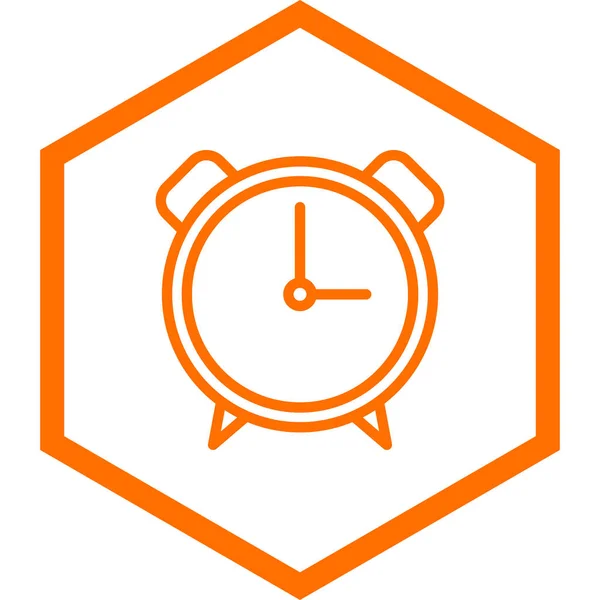 Clock Web Icon Simple Design — Stock Vector