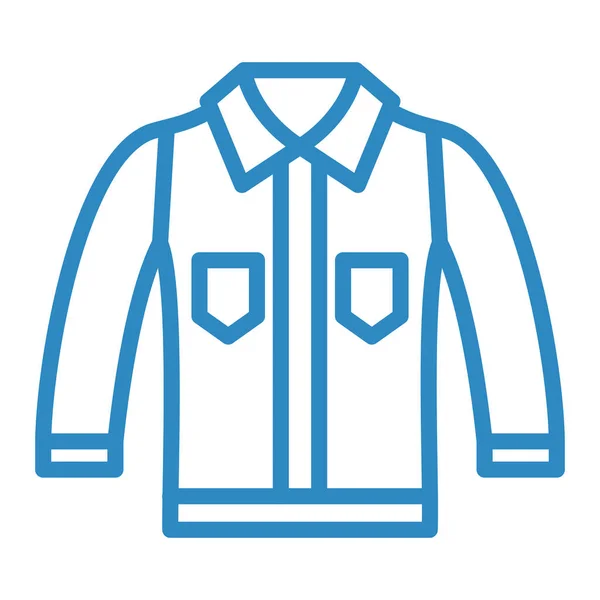 Camisa Icono Web Ilustración Simple — Vector de stock