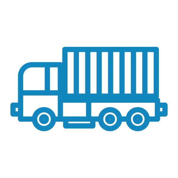 Lkw Web Symbol Einfache Illustration — Stockvektor