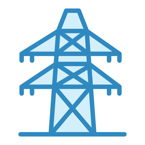 Ikona Energetické Věže Ilustrace Energetických Vektorových Ikon Pro Web — Stockový vektor