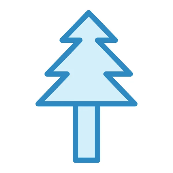 Соснове Дерево Веб Іконка Проста Ілюстрація — стоковий вектор